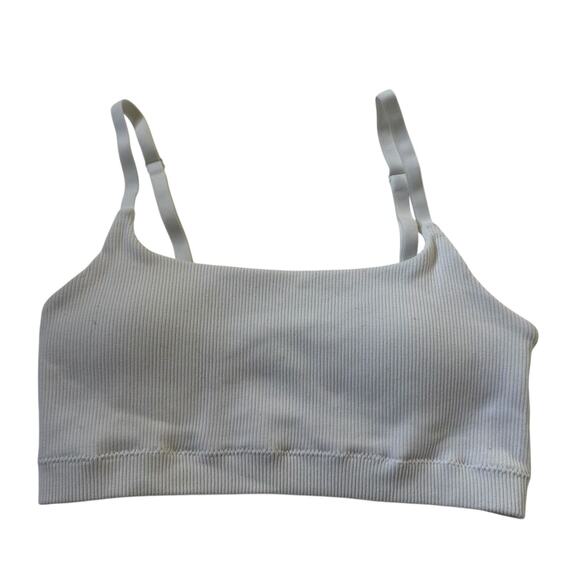 Aerie White Wireless Lightly Padded Real Good Bralette Women's Size Small  54-23 - Picture 1 of 5